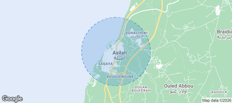 Assilah Airbnb map